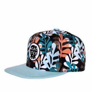 Headster Mumbo Jumbo Jungle Theme Blue SnapBack Cap Kids NWT